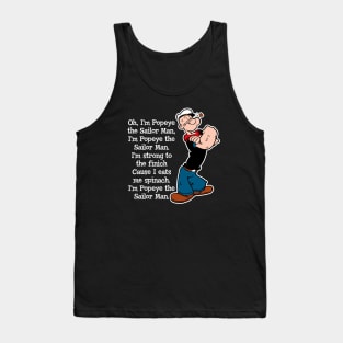 Popeye The Sailor Man Song Tank Top